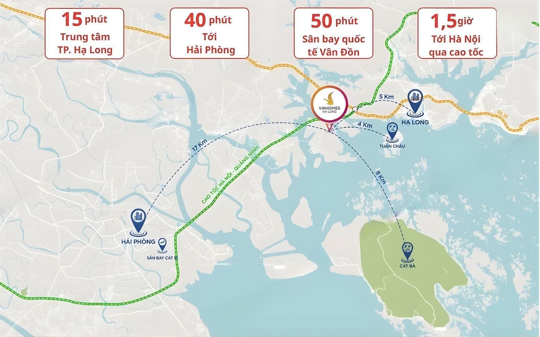 vị trí dự án vinhomes hạ long