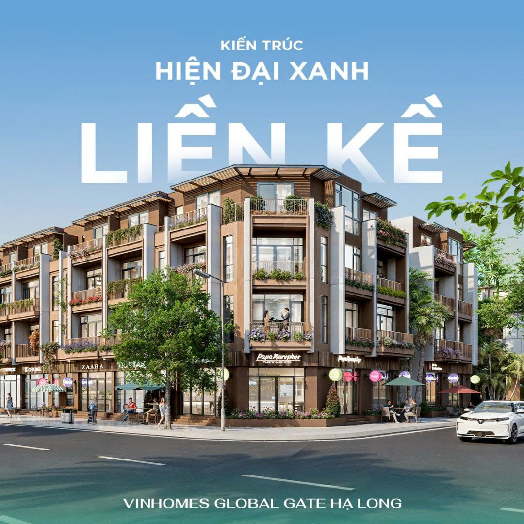 mẫu liền kề hiện đại vinhome hạ long